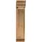 Ekena Millwork Thorton Traditional Rough Sawn Bracket w/ Offset Brace, Western Red Cedar, 6"W x 16"D x 28"H BKT0604X16X28THR01RWR - alternate 2